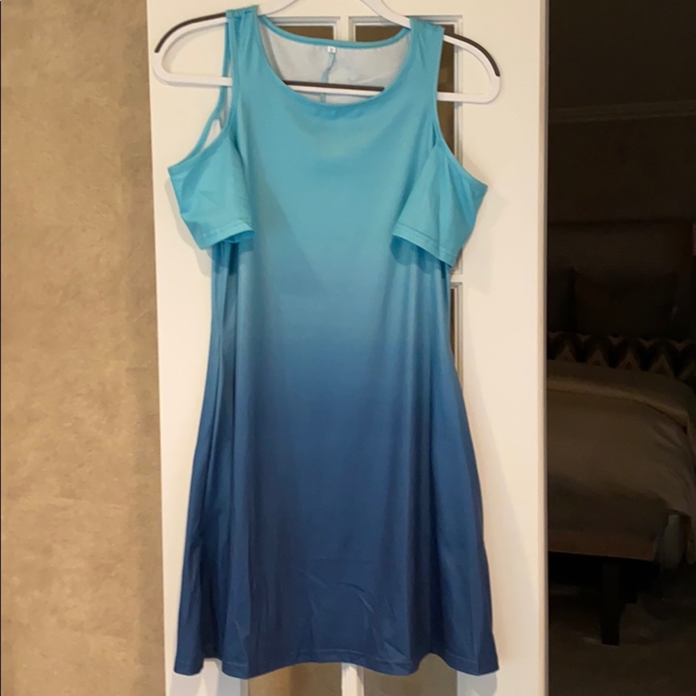 Cold shoulder Swing Dress